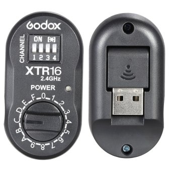 Godox XTR-16 2.4G Wireless X-system Remote Control Flash Receiver for X1C X1N XT-16 Transmitter Trigger Wistro AD360/DE/QT/DP/QS/GS/GT Series Godox
