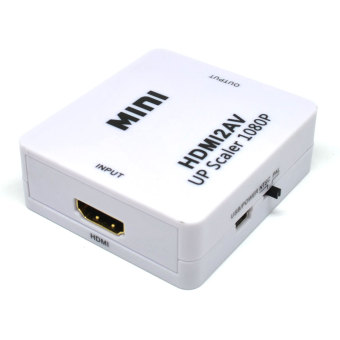 Mini Saintholly HDMI to AV Mini Converter - ST-209 - Putih