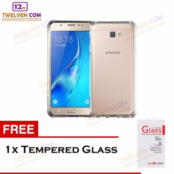 Zenblade Anti Shock Anti Crack Softcase Casing for Samsung J5 Prime - Free Tempered Glass