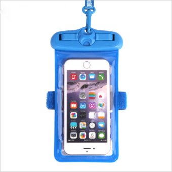 Lantoo 30M Underwater Waterproof Pouch Dry Bag for iPhone 7 plus for Samsung note 3/4/5 for 5.2\"-6.3\"(blue)) - intl