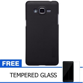 Nillkin For Samsung Galaxy J2 Prime Super Frosted Shield Hard Case Original - Hitam + Gratis Tempered Glass