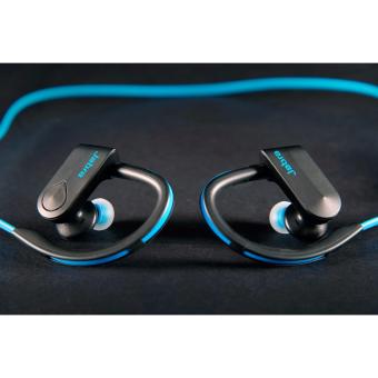 Headphone Headset Bluetooth Jabra Sport Pace Super Bass OEM - Biru