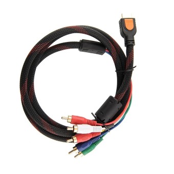 OEM HDMI Male 5 RCA Audio Component Convertor Drop Shipping Connector Accessories