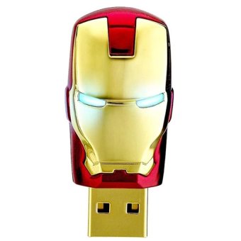 4GB Iron Man USB 2.0 High Speed Flash Storage Drive Memory Stick (Gold) – Intl - intl