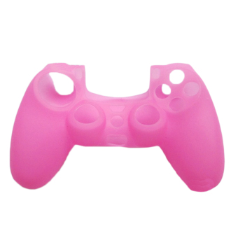 Sporter Silicone Rubber Protective Cover for Playstation 4 PS4 Controller (Pink)