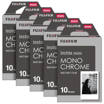 Fujifilm Instax Mini Instant 50 Film Monochrome for 7s 8 25 50s 70 90 / Polaroid 300 / SHARE SP-1, 2 & Sofort