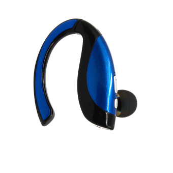 Vococal X16 Wireless Bluetooth v4,0 Sports headphone Stereo suara di telinga dengan banyak fungsi (biru/hitam)