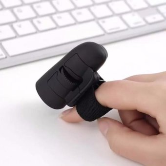 Wireless Mouse Jari / Finger Mouse Wireless - Black