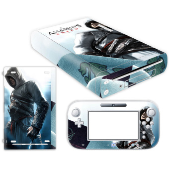 Bluesky Assassins Creed Nintendo Wii U Skin NEW CARBON FIBER system skins faceplate decal mod (Intl)