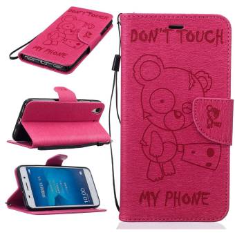 PU Leather Flip Stand Wallet Case for Huawei Y6 II / Y6 2 / Honor 5A - intl