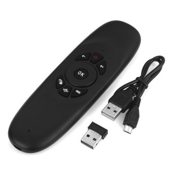 JUSHENG C120 2.4G 6-Axis Portable Mini Wireless Remote Keyboard Mouse with 3-Gyro & 3-Gravity Sensor for PC HTPC IPTV Smart TV and Android TV Box Media Player - intl