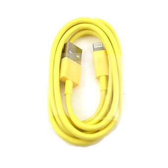 Cantiq Cable Data Charging Data Sync Cable 8pin For Apple iPhone 6 Plus / 6s Plus / 6 / 6s / 5 / 5S / 5C & iPad Pro / Air 2 / Air / mini 3 / mini 2 - Kuning