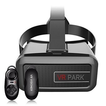 VR BOX 3.0 Plastic Google Cardboard VR SHINECON 3D Virtual Reality Glasses Oculus Rift + Smart Bluetooth Game Controller - intl