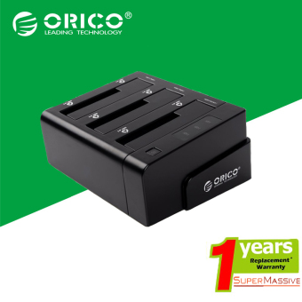 Orico 6638US3-C 3 Bay Original - USB 3.0 Hard Drive duplicator dock - Hitam