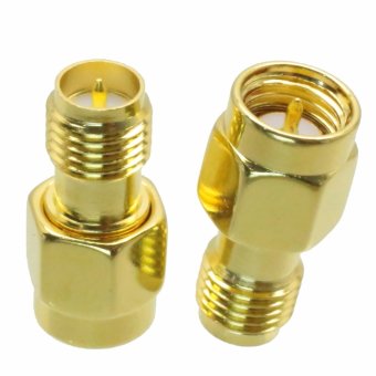 Fliegend 1pce SMA male plug to RP-SMA female plug RF coaxial adapter connector
