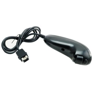 Black Remote Nunchuck Controller Motion Plus For Nintendo Wii/U Game - intl