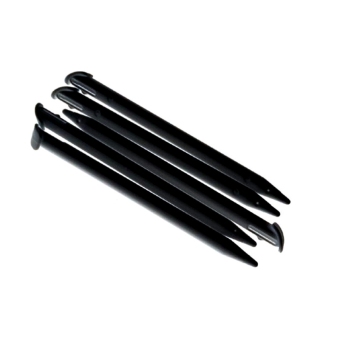 Moonar plastik layar sentuh pena jarum piringan hitam untuk new 3DS LL (Hitam)
