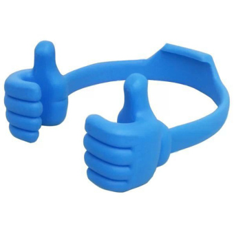 Moonar Thumbs Shape Stand Bracket Holder for Phone/Tablet (Blue)