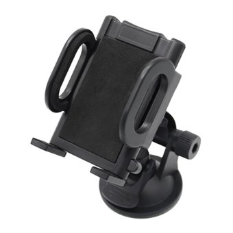 Universal 360 Degree Rotation Car Mount Mobile Phone Holder Stand with Suction Cup for iPhone Samsung Google 4.7-11.5cm Width Cellphones