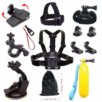 For Gopro Sport camera accessories chest strap mount clamp kit forGopro SJCAM go pro accessories xiaomi yi action camera 48