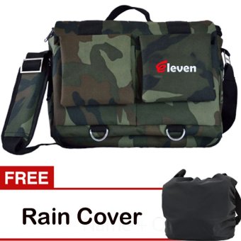 Eleven Tas Kamera Army + Gratis Rain Cover