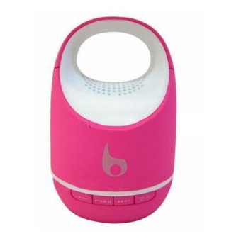 Portable Wireless Mini Bluetooth Speaker - S50C - Merah Muda
