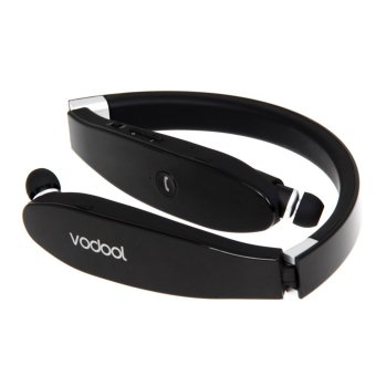 Vodool Bluetooth 4,0 Wireless Stereo earphone di telinga untuk iPhone 6S hitam
