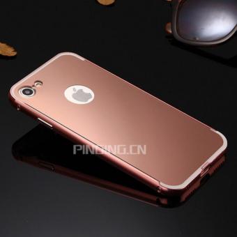 4Connect Mirror Aluminium Bumper HardCase for Iphone7 -Rose Gold