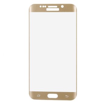 VAKIND Tempered Glass Screen Protector for Samsung Galaxy S6 Edge Plus (Gold) - intl