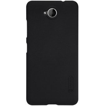 Nillkin Frosted Shield Hard Case Original For Nokia Lumia 650 - Hitam + Free Screen Protector Nillkin