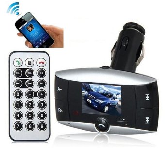Car Kit FM Transmitter Bluetooth Modulator Wireless MP3 Player USB SD w/ Remote - intl