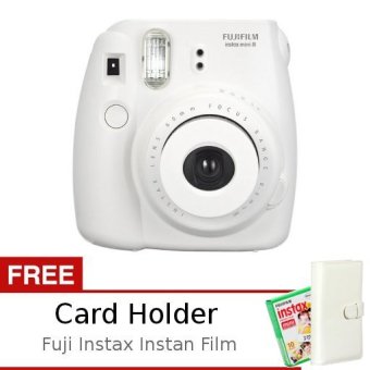 Fujifilm Instax Mini 8 + Gratis Card Holder - Putih