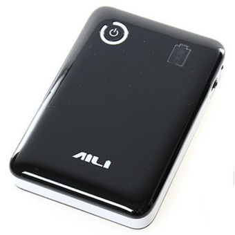 Universal AILI DIY Exchangeable Cell Power Bank Case For 4Pcs 18650 - Black White