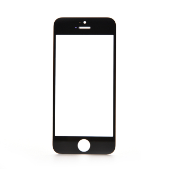 Velishy LCD Glass Screen Outer Lens Cover For iPhone 5/5s Black