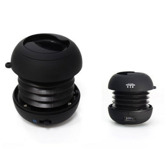 Fantasy Portable and foldable mini bluetooth speaker handfree loud speaker（Black） - intl