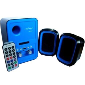 Advance Multimedia Speaker DUO-200 - Biru + Slot + Remote