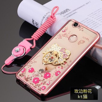 For Huawei Nova 5.0\" inch Case Luxury 3D Soft Plastic Case Coque For huawei nova Silicon Glitter Rhinestone Cover Stand Cover (Color-1) - intl