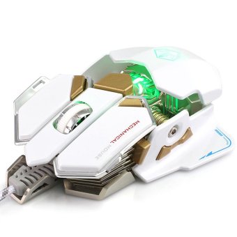 9 Buttons 4 Colors Light Emitting USB Wired Gamer Professional Macros Mouse Optical Mice 800-4000 Adjustable DPI LUOM G10 koko shopping mall - intl