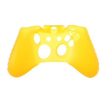 Moonar Colorful Soft Silicone Rubber Gel Skin Cover for Microsoft Xbox One Controller (Yellow)