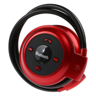Vanker OEM mini503 Wireless Bluetooth MIC Stereo Headphone Earphone for Samsung iPhone LG (Red)