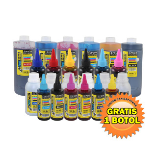 Fast Print Dye Based Photo Premium Epson 1 Set - MultiColor - 1000 ML