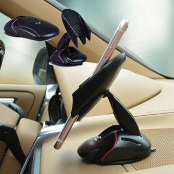 Imixlot Universal 360ﾰ Rotation otomatis mengunci dudukan telepon mobil berdiri di kaca depan penahan braket untuk dudukan ponsel GPS - International