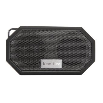 Foxnovo Wireless Bluetooth Speaker Music Player with Mic (Black)