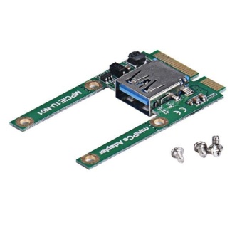 Mini PCe USB 2.0 Adapter Mini PCI-E To USB 2.0 Card - intl