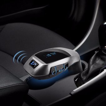Fengsheng Wireless Bluetooth Car MP3 FM Transmitter USB SD LCD Charger Handsfree - intl