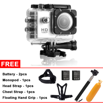 SJCAM SJ4000 HD 1080P 12MP Sport Camcorder Camera + 2 Battery + Professional Top Kit