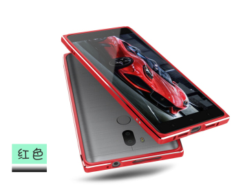 DAYJOY Arc style Aurora Series High precision Diamond Cutting Ultra Slim Premium Aluminum Metal Protective Bumper Frame Case with lanyard for Xiaomi Mi 5s Plus (RED) - intl