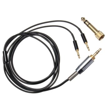 1.2M Audio Headphone Cable For SENNHEISER HD477 HD497 HD212 pro EH250 EH350 (Black)