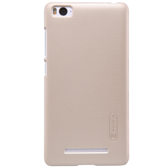 NILLKIN Super Frosted Shield Hard Back Case for Xiaomi Mi 4i / 4c with Screen Protector - Gold - intl