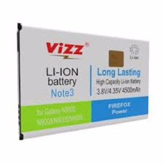 Vizz Baterai Batt Batre Battery Double Power Vizz Samsung Note 3 N900 4500 Mah